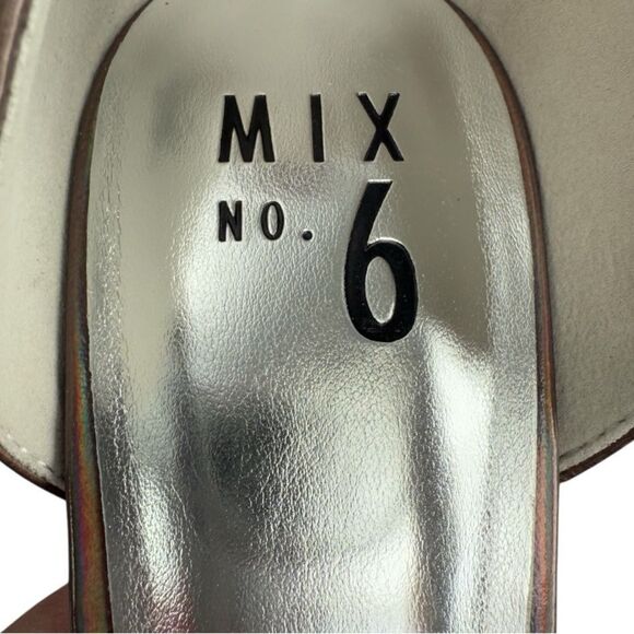 Mix No. 6 Yayna Pump Bronze Muted Metallic Ankle Strap Women’s Size 10 Medium - Picture 7 of 12